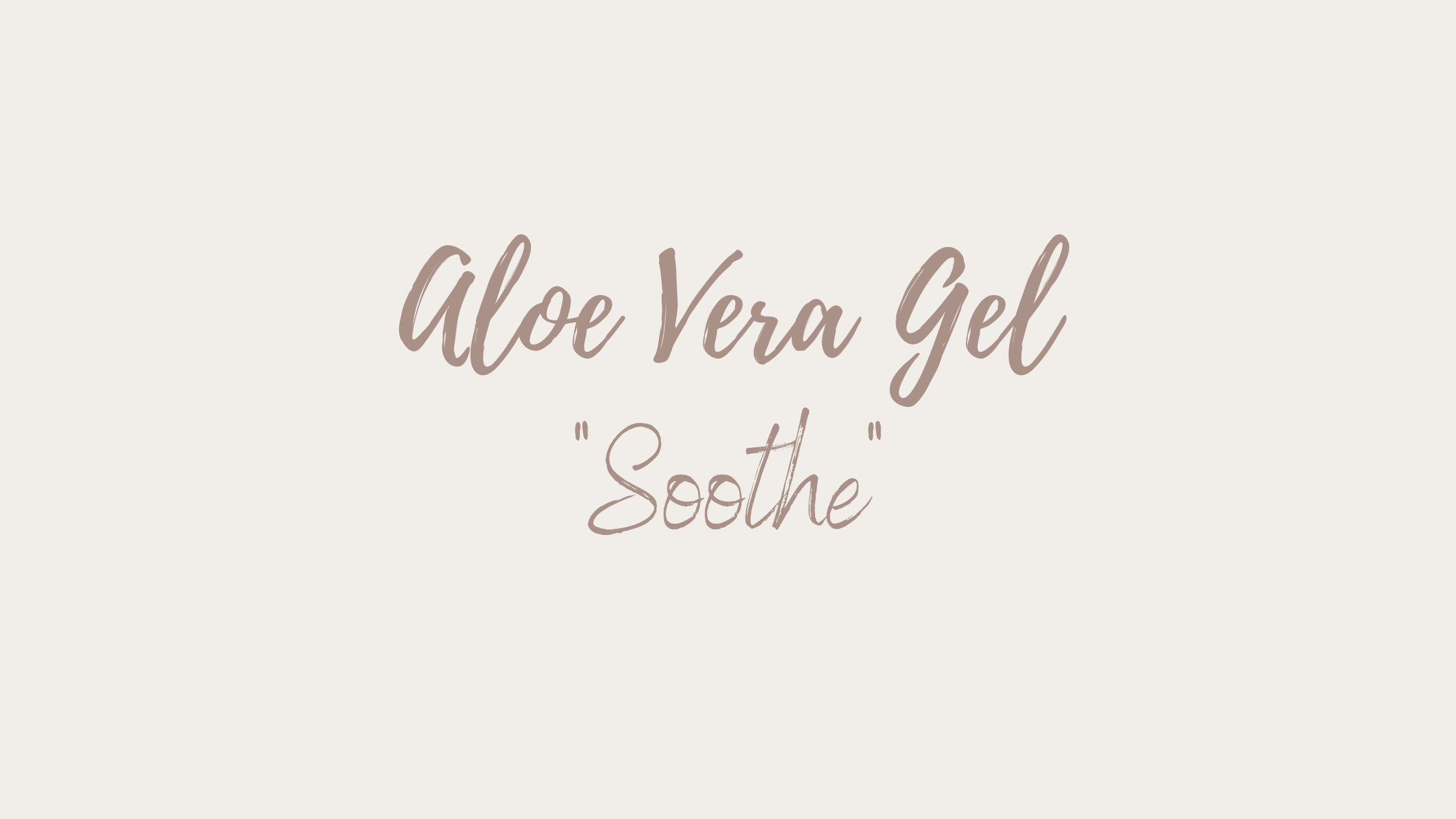 Aloe Vera Gel 