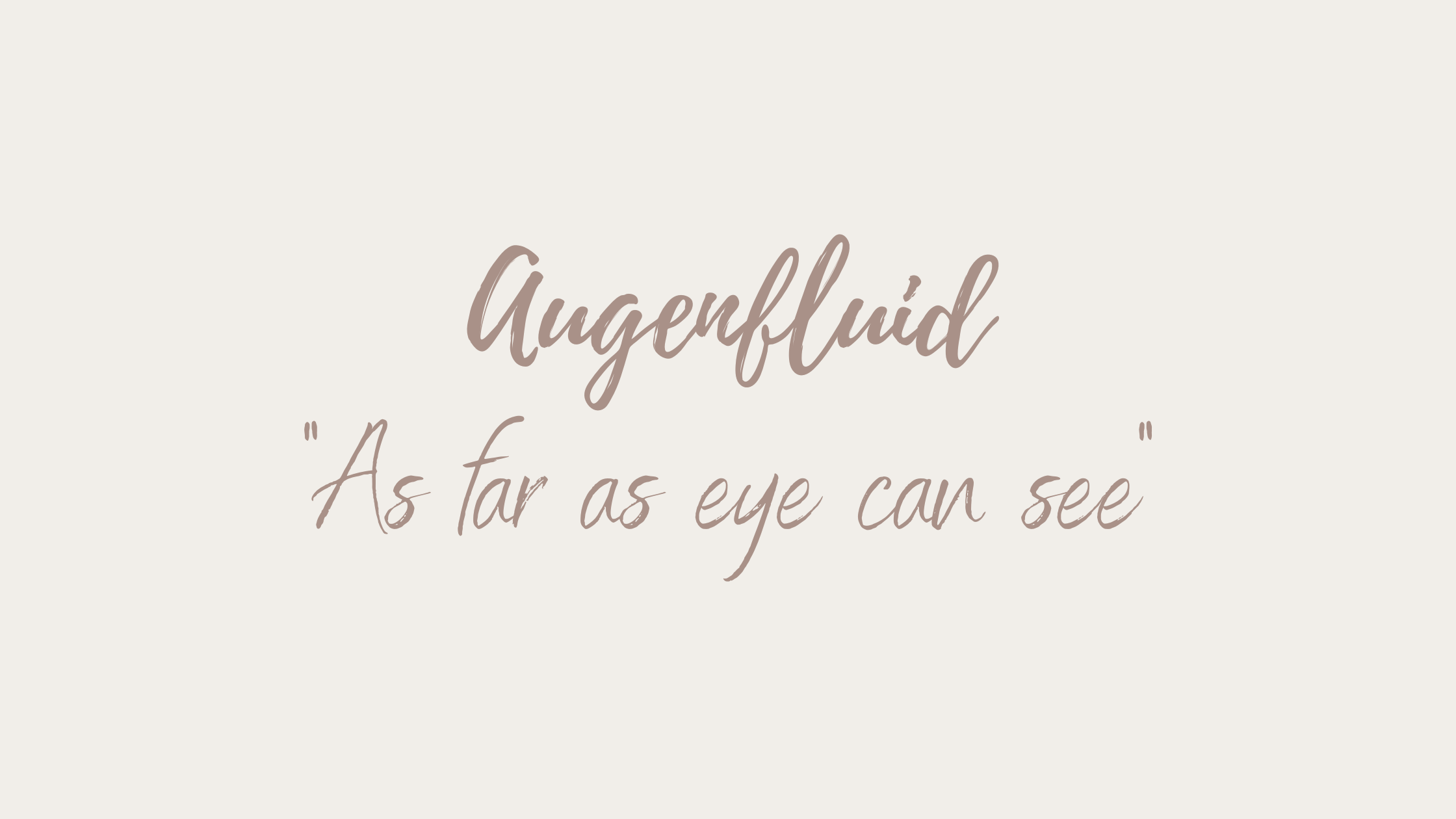 Augenfluid 