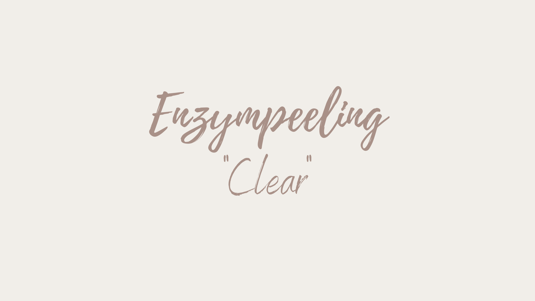 Enzympeeling 
