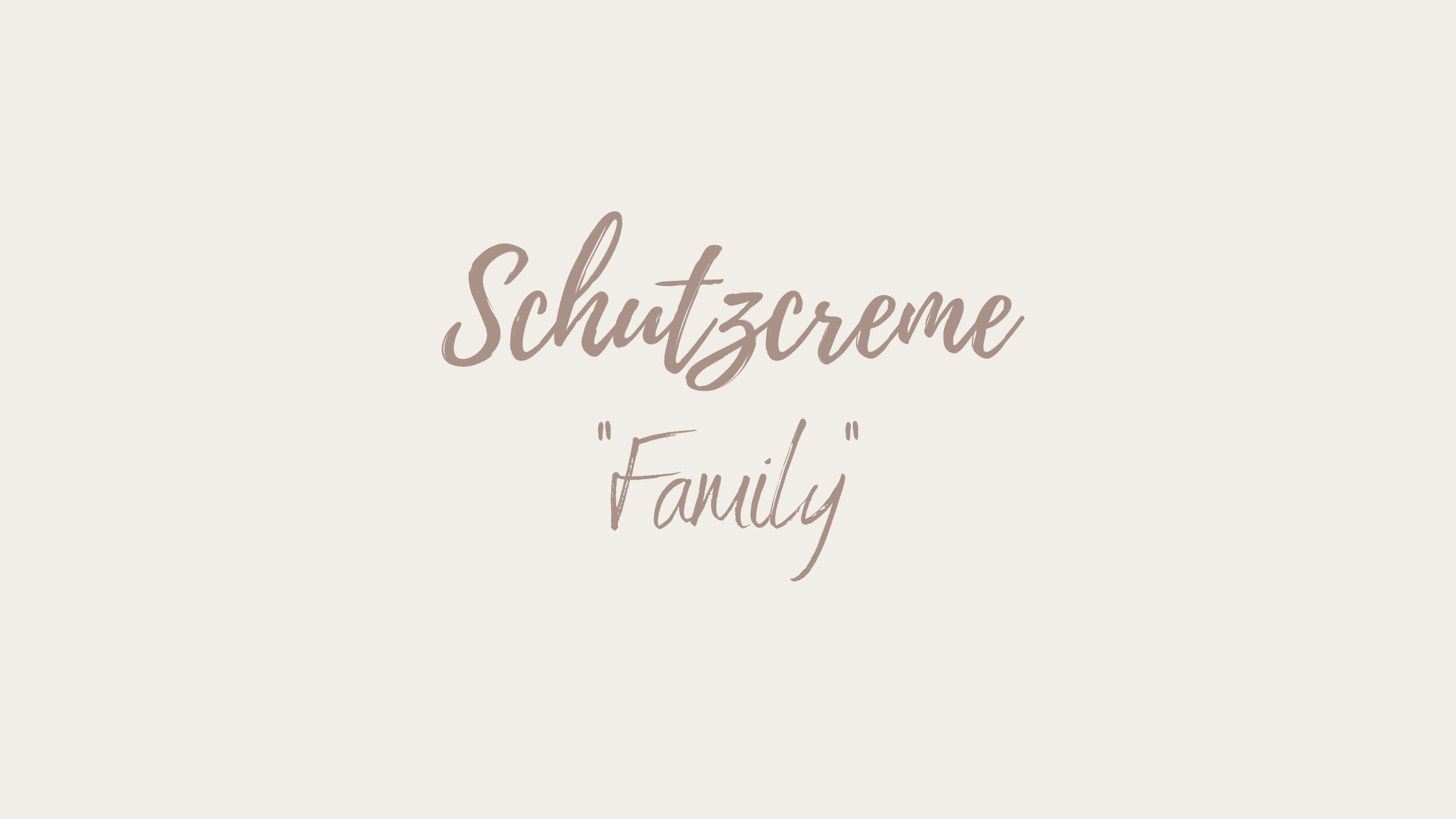 Schutzcreme 