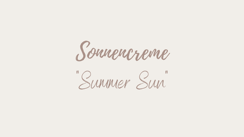 Sonnencreme 